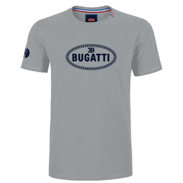 - 2022 Bugatti The Grey Garage Apparel Silver T-Shirt
